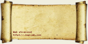 Jovana Budimir vizit kartica